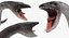 3d model plesiosauria marine reptile dinosaur