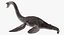 3d model plesiosauria marine reptile dinosaur
