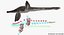 3d model plesiosauria marine reptile dinosaur