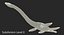3d model plesiosauria marine reptile dinosaur