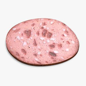 Slice Veal Sausage 3D
