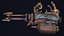 3D model Desert minigun