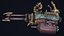 3D model Desert minigun