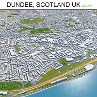 Dundee City in Scotland UK
