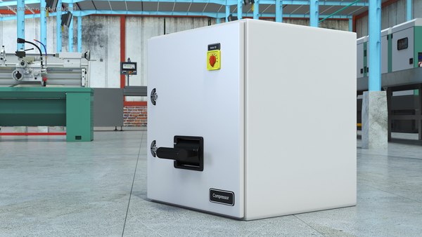 modelo 3d Unidad de control de compresores industriales - TurboSquid ...