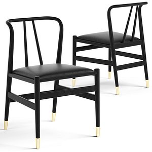 Cult Living Jasper Wooden Chair 3D model