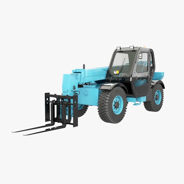 3D Telescopic Handler Forklift model