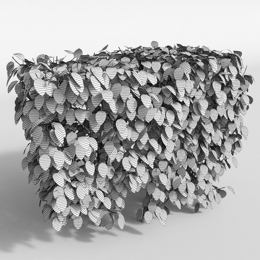 Set Bushes 1 3d Model