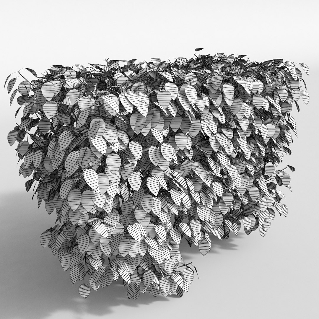 Set Bushes 1 3d Model