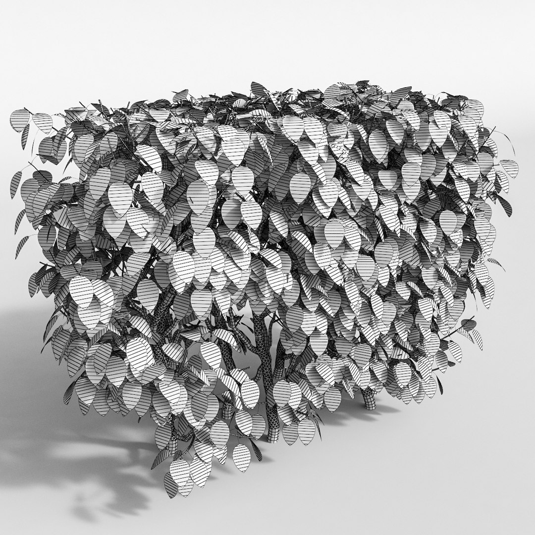 Set Bushes 1 3d Model