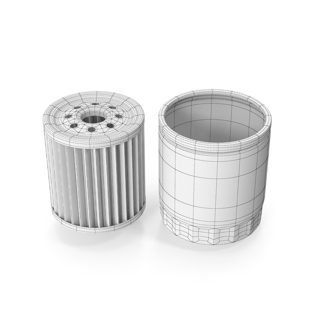 3D Model Motor Oil Filters - TurboSquid 2182042