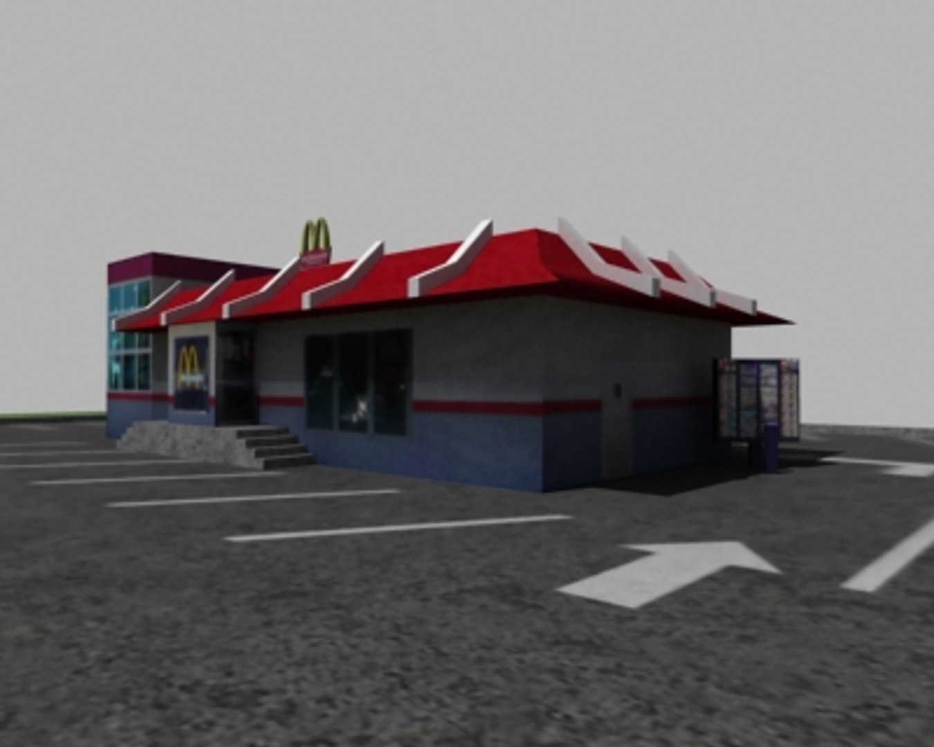 Building Mcdonalds 3d Model