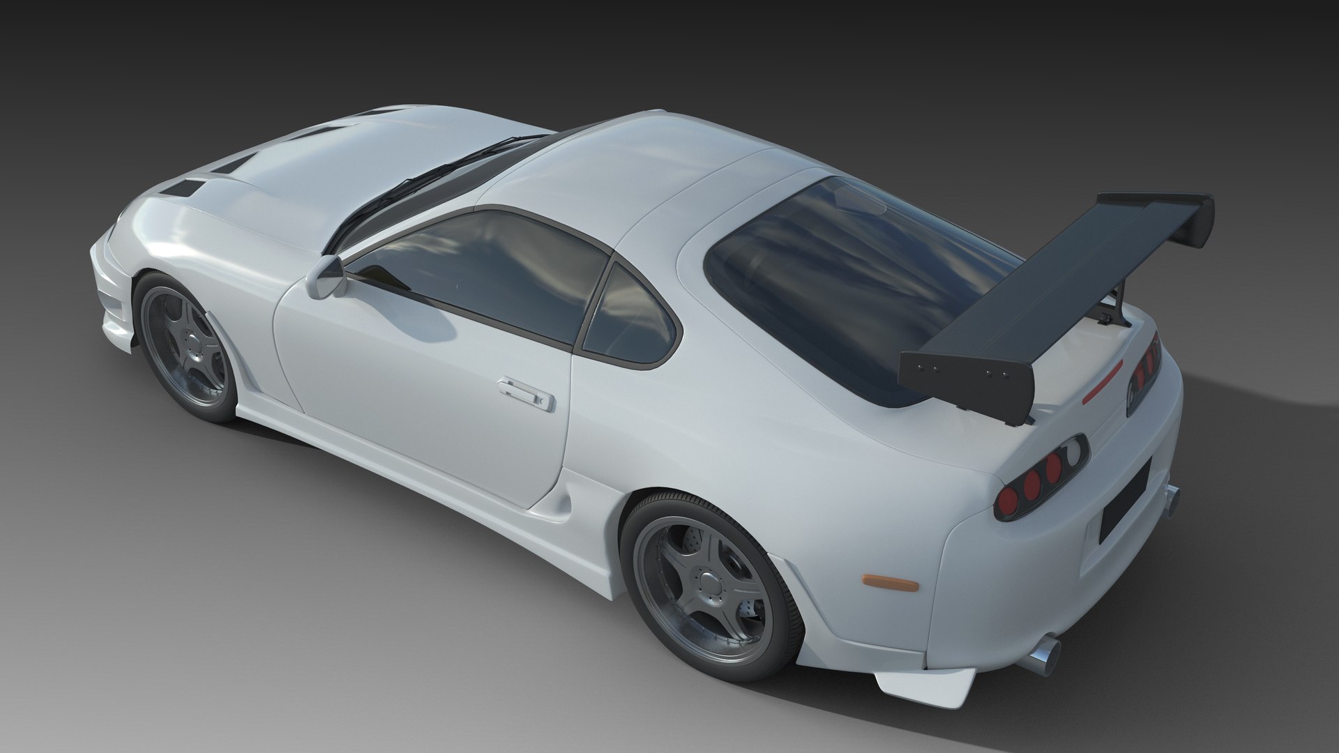 Modified Toyota Supra Model - TurboSquid 1878622