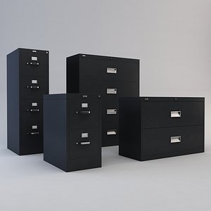 3d max file cabinet