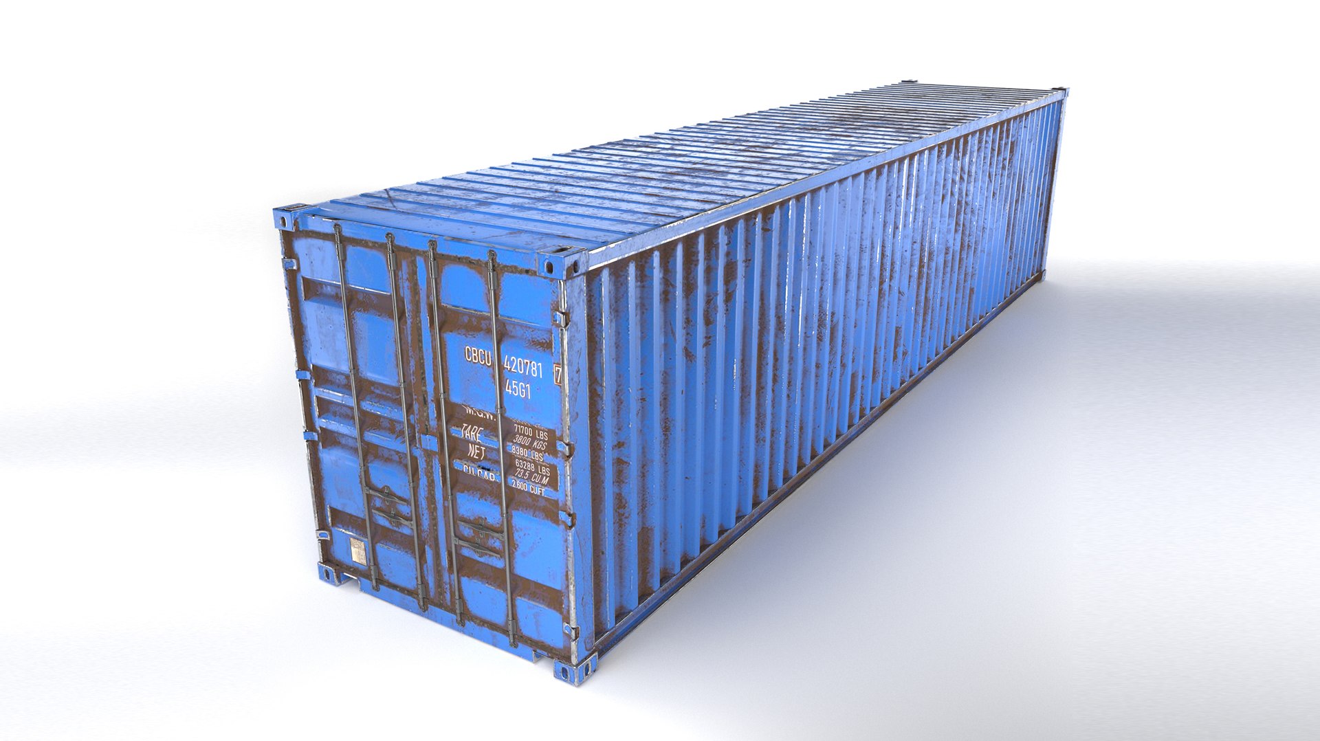 3D Shipping Containers-20ft And 40 Ft High Cube Model - TurboSquid 1920804