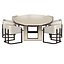 OKHA Barnett Dining Chair Olbad dining Table