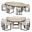 OKHA Barnett Dining Chair Olbad dining Table