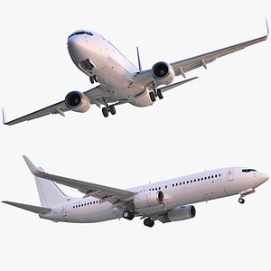 Boeing 737-800 Rigged with Cockpit and Interior