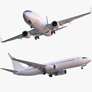 Boeing 737-800 Rigged with Cockpit and Interior