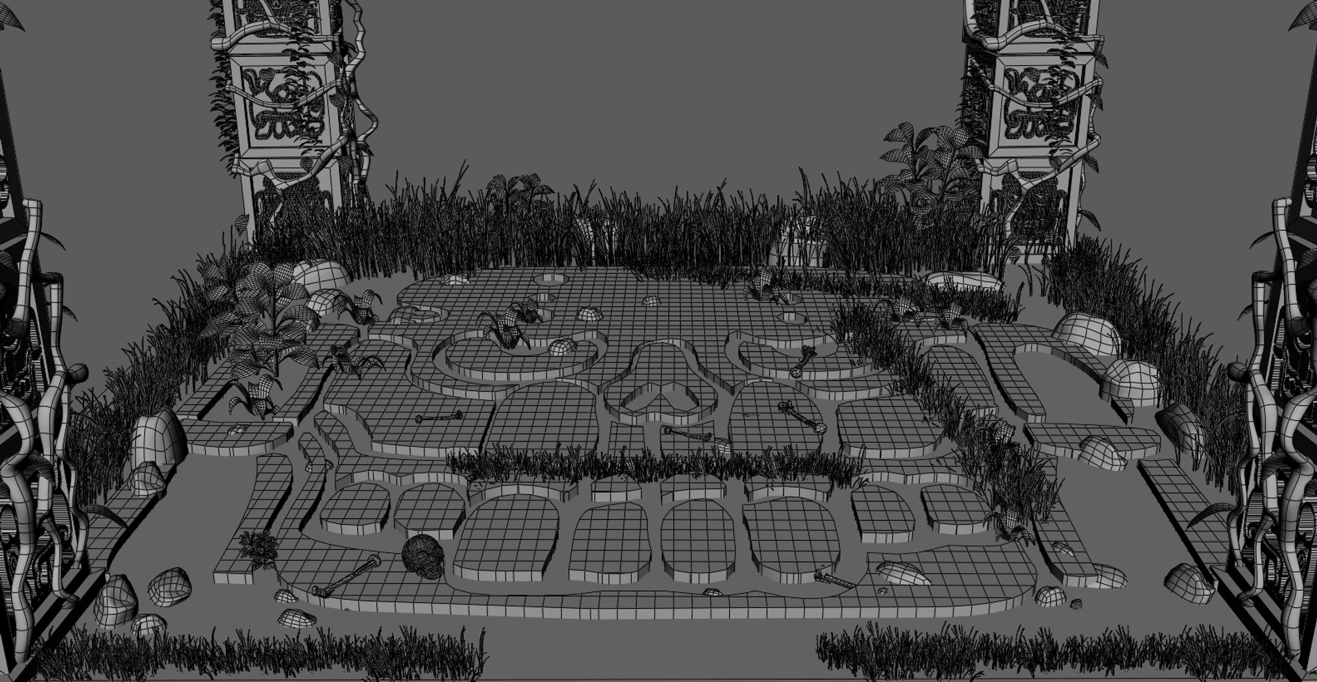 Floor aztec 3D model - TurboSquid 1183969