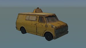 toy service van 3D