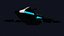 Lowpoly Hoverbike Comic Style