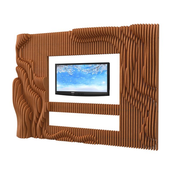 3D Parametric TV 3D model 09