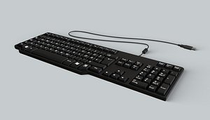 Computer Keyboard c4d 3D model