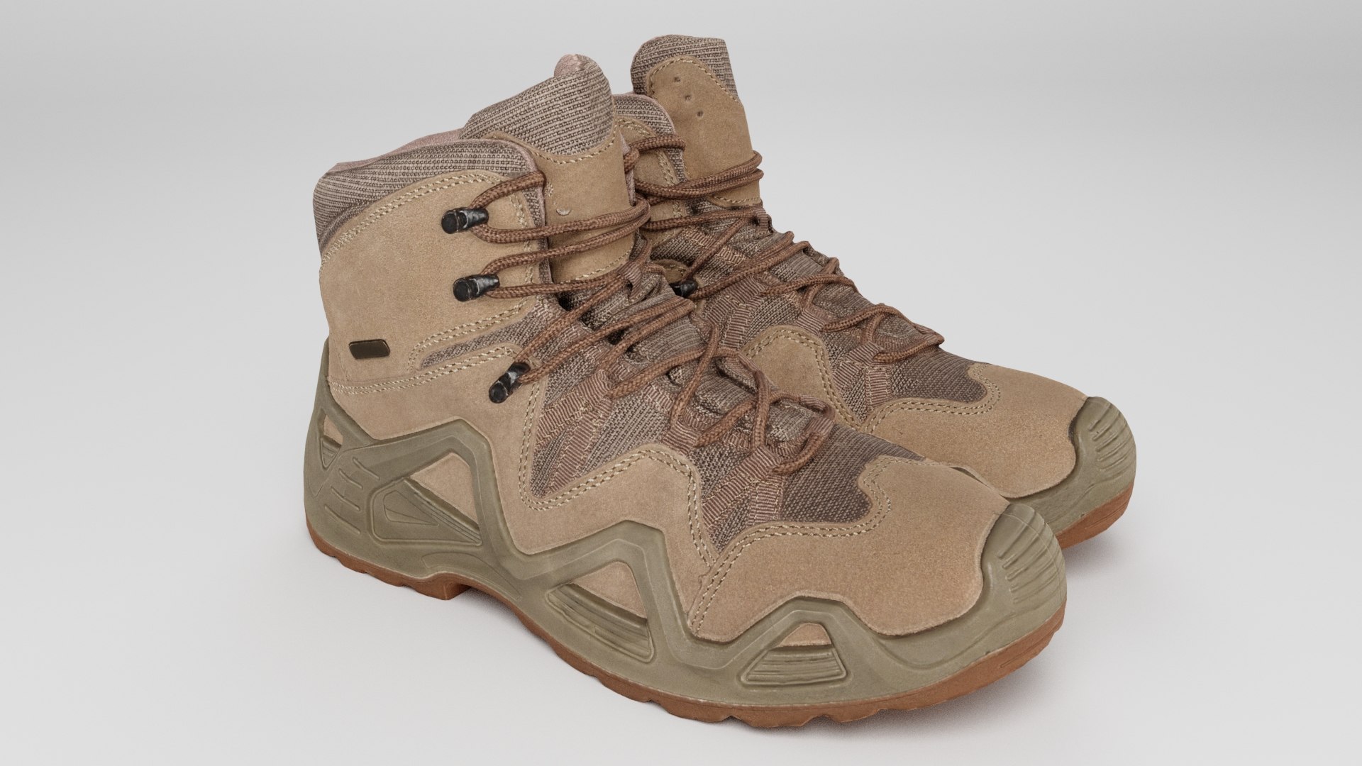 3D Olive Green military tactical army boots outdoor shoes uniform for soldiers and officers model https://p.turbosquid.com/ts-thumb/Ii/Pv4wQA/Se/blenderdarkbread0004/jpg/1678540585/1920x1080/fit_q87/7e5f83ff5aef32c894c8e89a8dbb3b4715b7e03d/blenderdarkbread0004.jpg