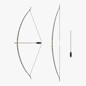 Viking Bow 3D Models Set