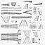 Stylized modern stealth fighter jet