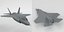 Stylized modern stealth fighter jet