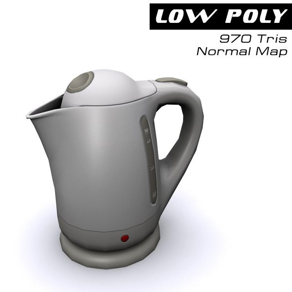 3d model of electric kettle