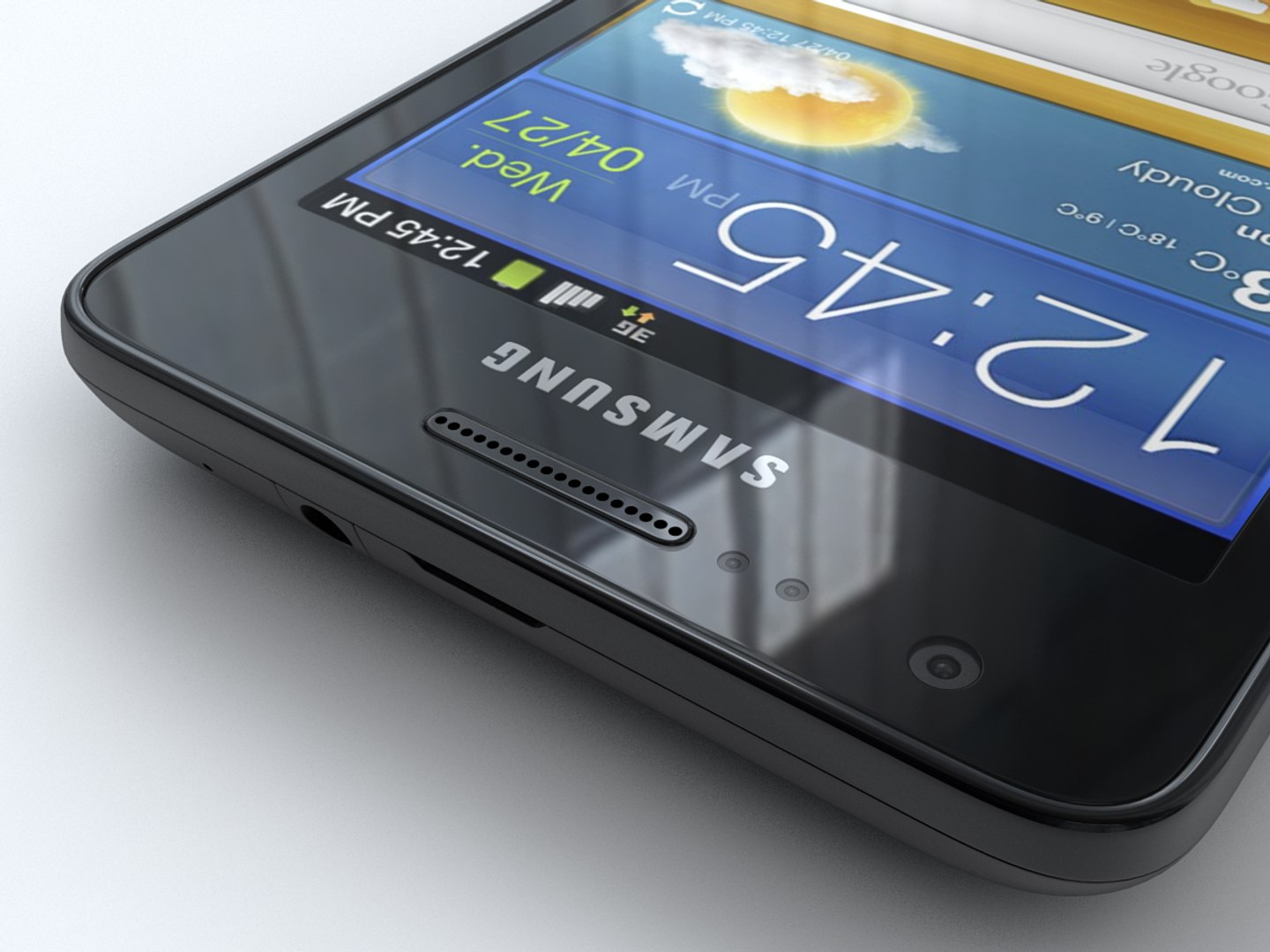Samsung Galaxy R Mobile Phone 3d Model