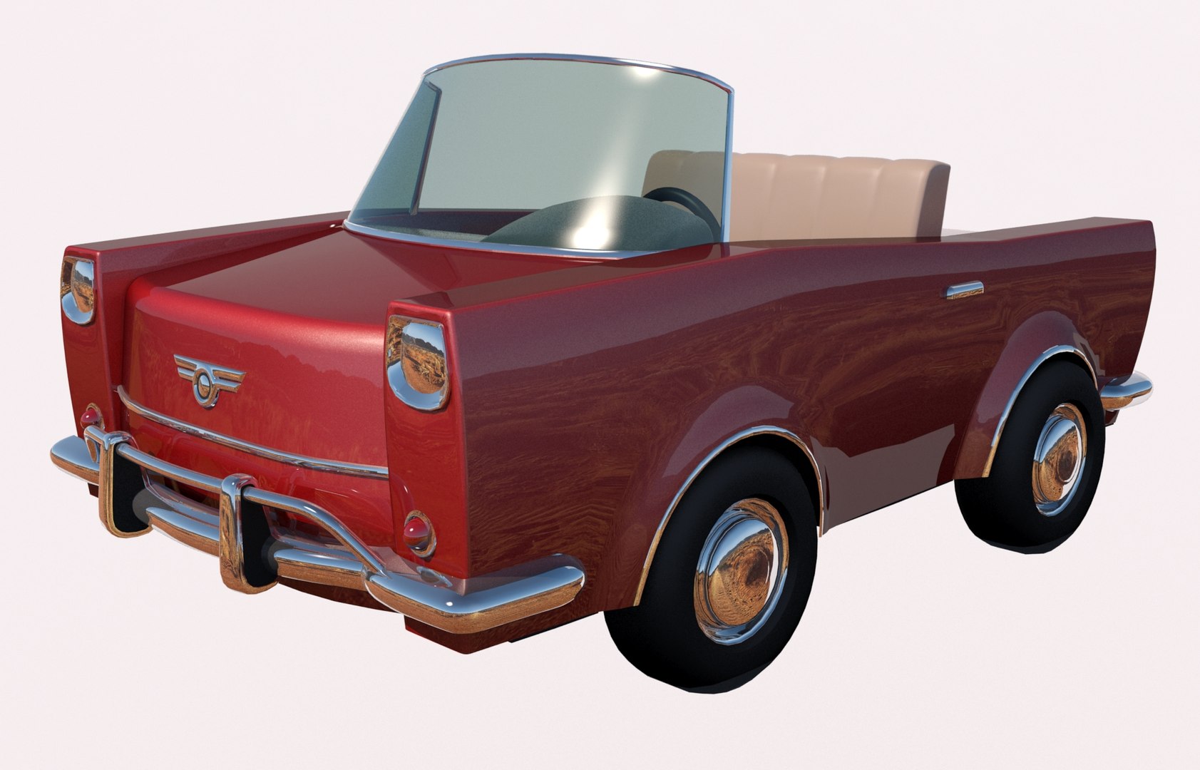 Convertible toy car 3D model - TurboSquid 1454817