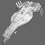 scifi spaceships cruiser fighter 3d model