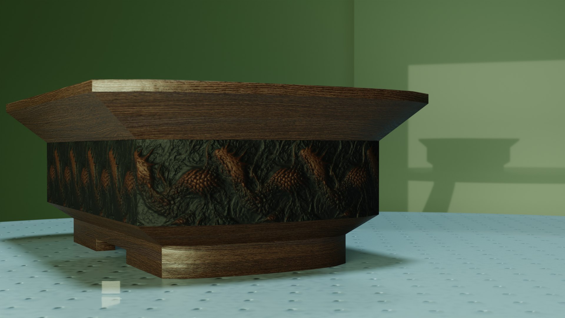 Pot untuk bonsai 3D model