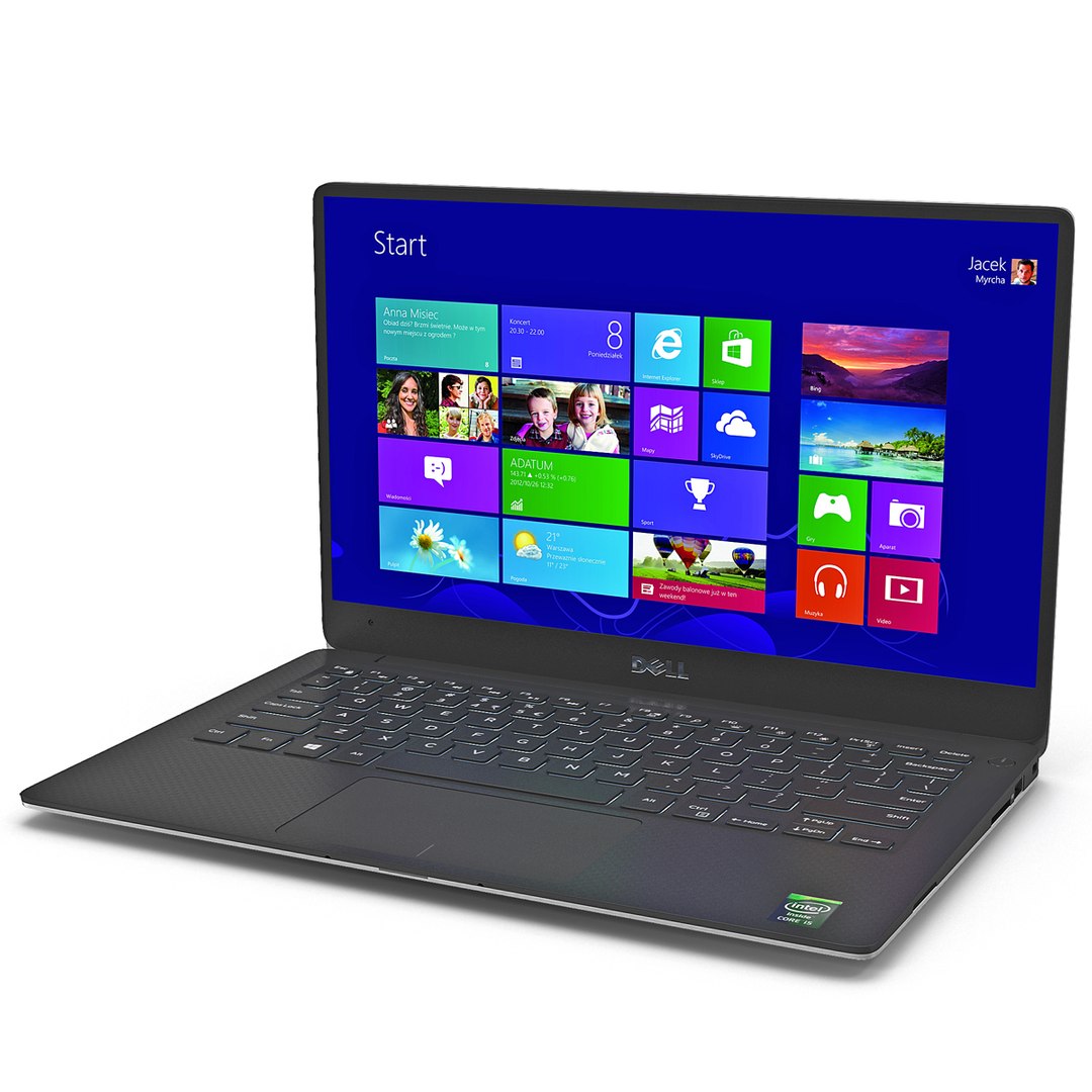 Dell XPS 13 Non Touch 3D model preview