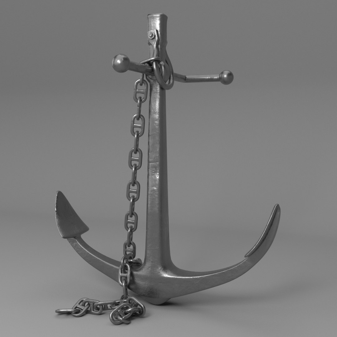 3d Model Anchor Metalness