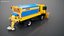 Realistic Snow Plow Truck 3D Model - Winter Service Vehicle with Plow and Salt Spreader