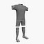 3d model soccer equipment clothes