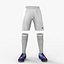 3d model soccer equipment clothes