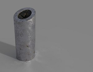 aluminium trash model