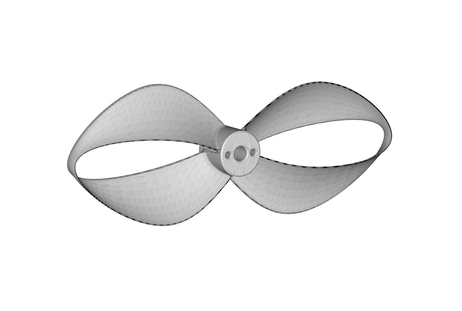 3D Toroidal Drone Propeller 2 Blades TurboSquid 2055699
