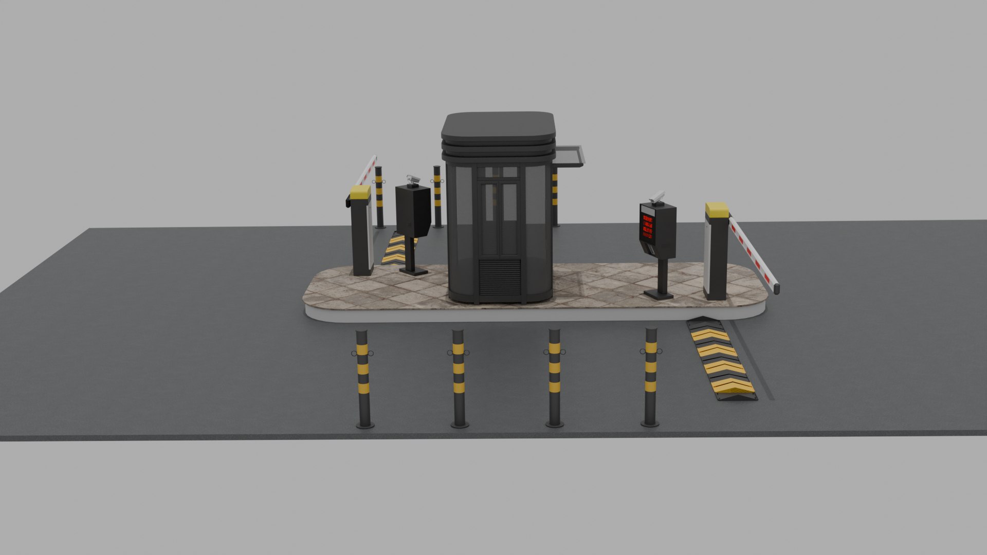 Security Booth TurboSquid 2294696