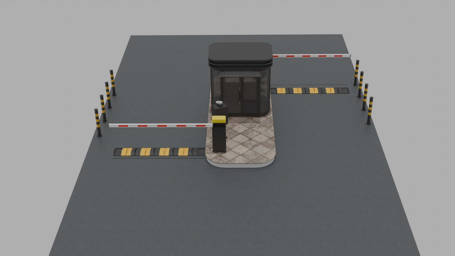 Security Booth TurboSquid 2294696