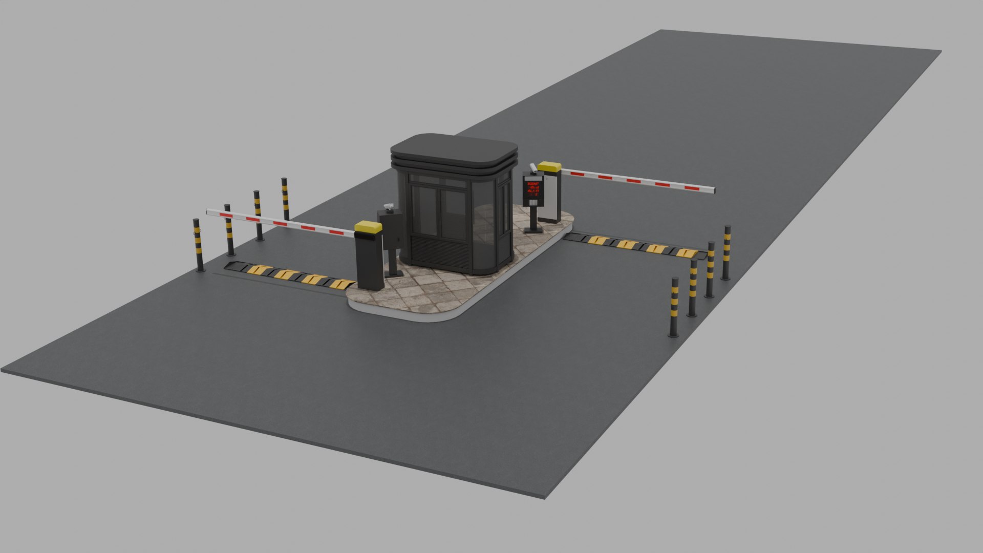 Security Booth TurboSquid 2294696