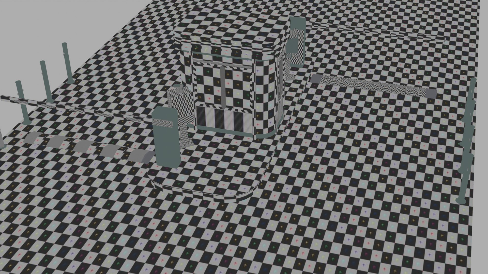 Security Booth TurboSquid 2294696