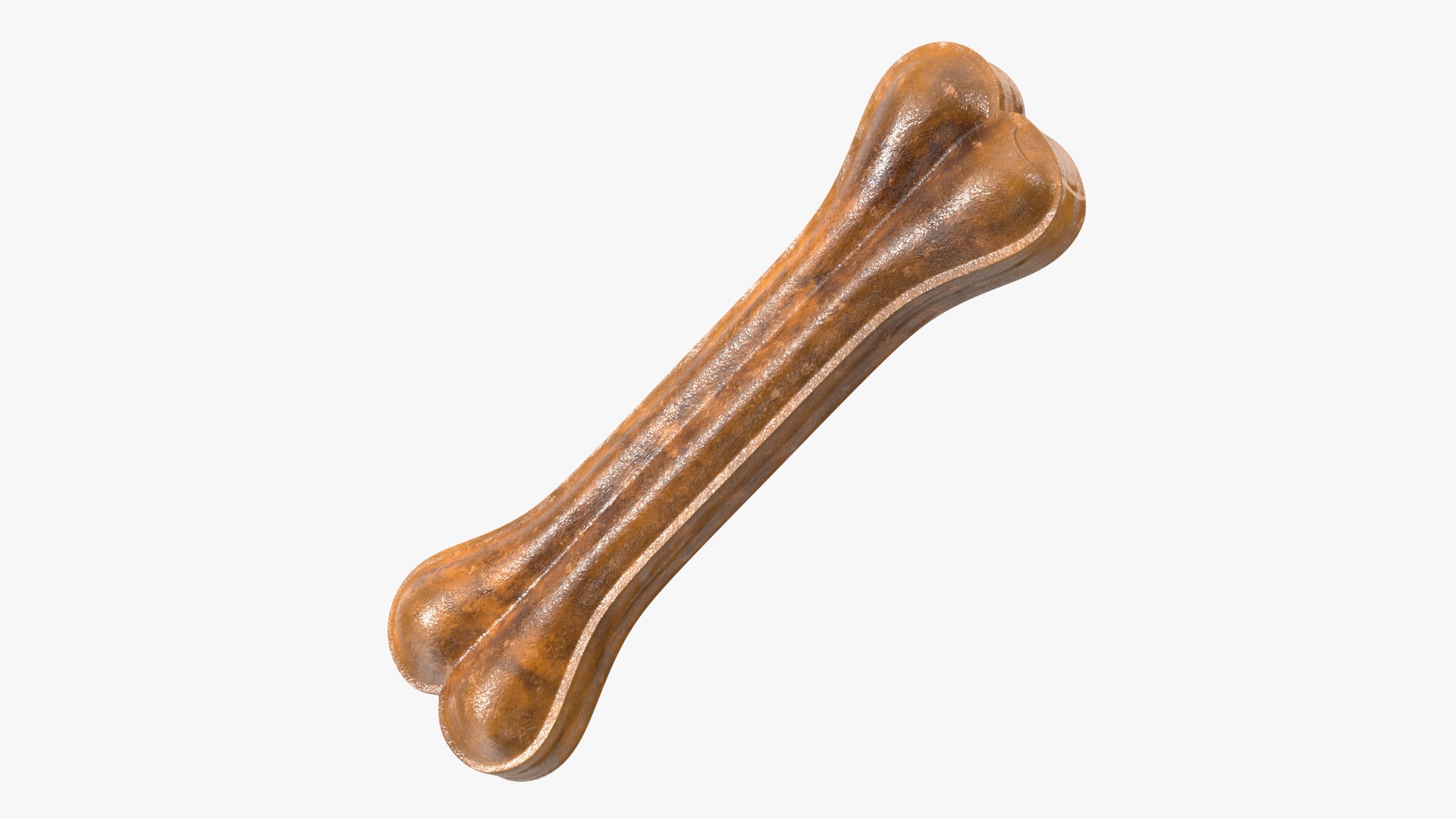 Dog Bone Treat Dark 3D model preview