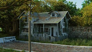 Abandoned house 3D model